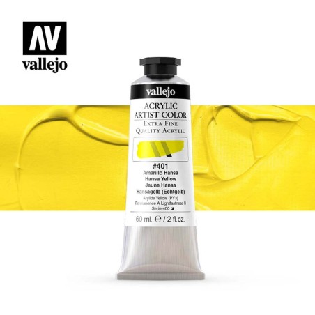 VALLEJO ARTIST COLOR AMARILLO HANSA 60 ML