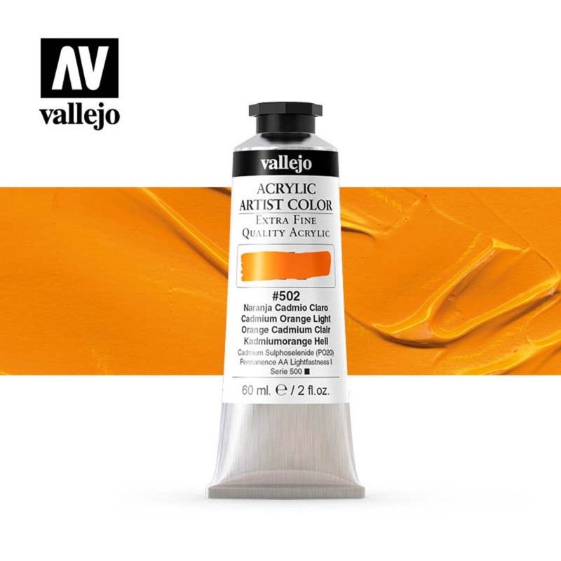 ARTIST COLOR 502 NARANJA CADMIO CLARO 60 ML