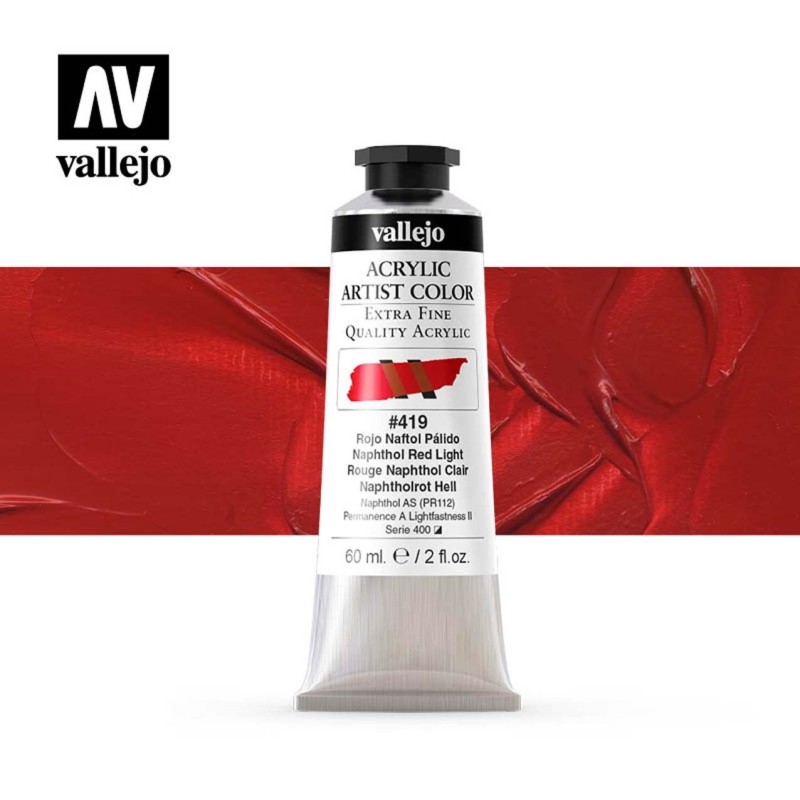 ARTIST COLOR 419 ROJO NAFTOL PALIDO 60 ML