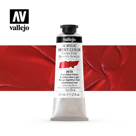 ARTIST COLOR 419 ROJO NAFTOL PALIDO 60 ML
