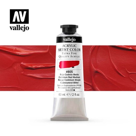 ARTIST COLOR 805 ROJO CADMIO MEDIO 60 ML