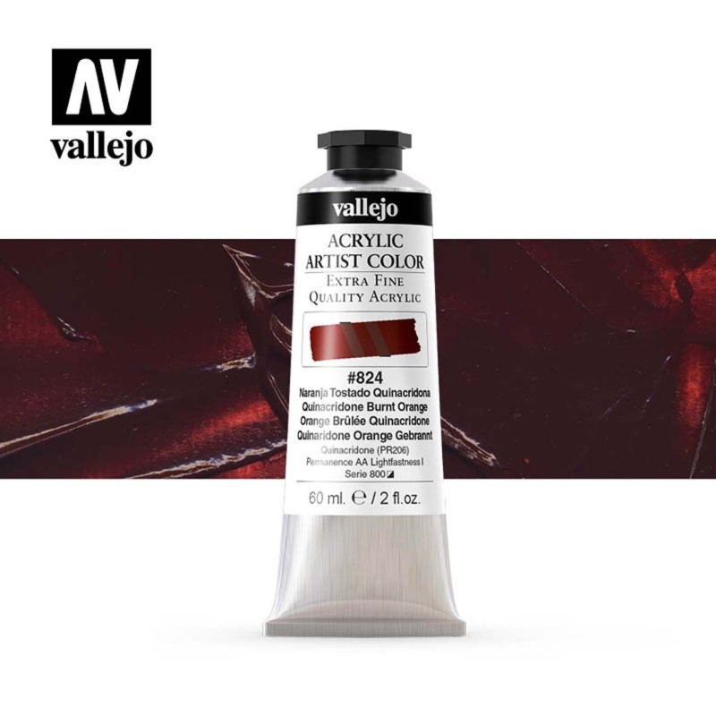ARTIST COLOR 824 NARANJA TOSTADO QUINACRIDONA 60 ML