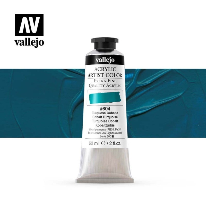ARTIST COLOR 604 TURQUESA COBALTO 60 ML