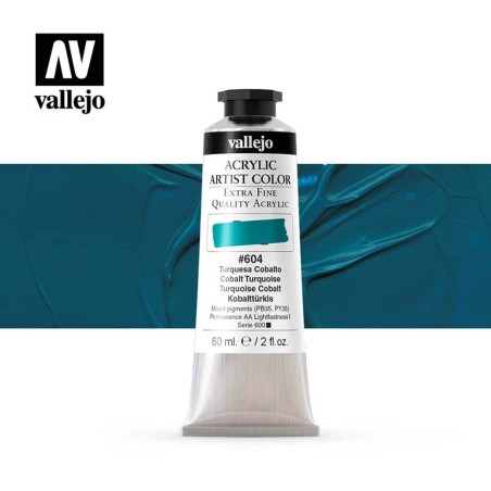 ARTIST COLOR 604 TURQUESA COBALTO 60 ML