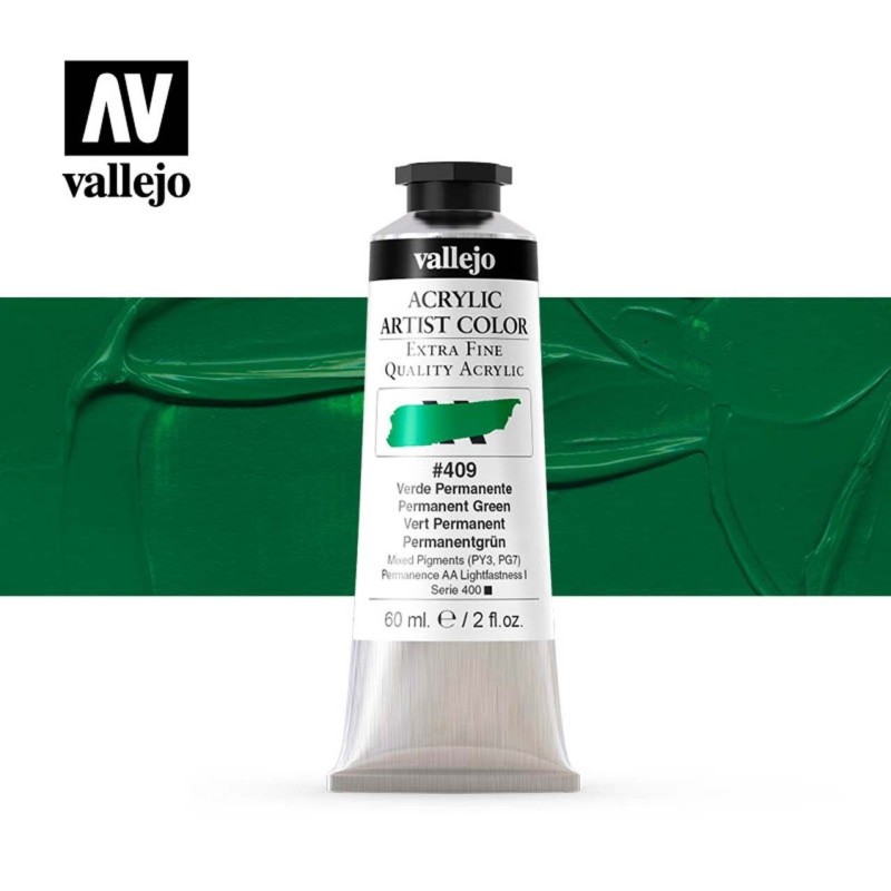 ARTIST COLOR 409 VERDE PERMANENTE 60 ML