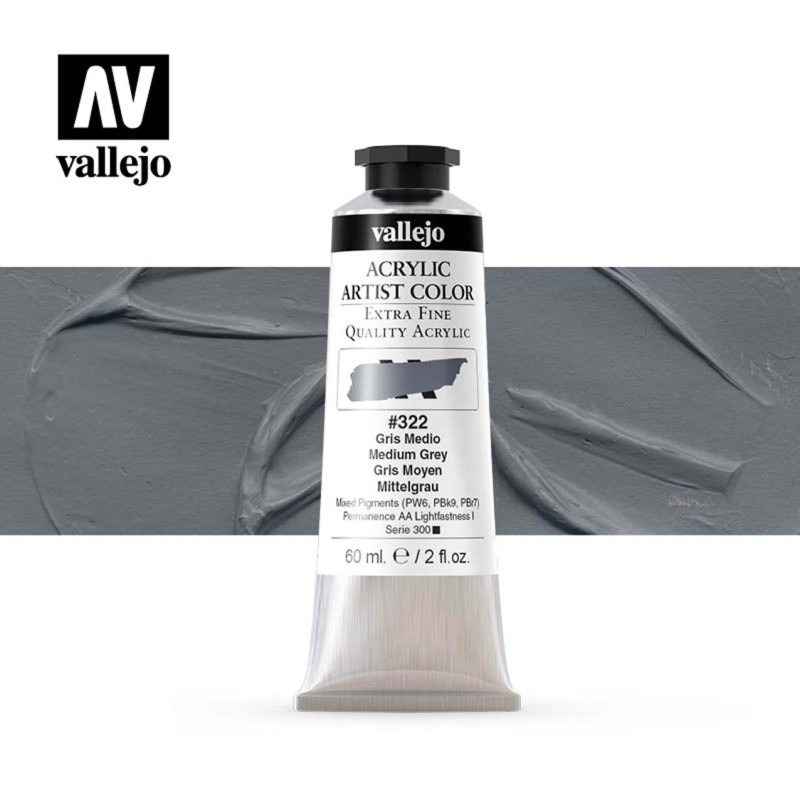 ARTIST COLOR 322 GRIS MEDIO 60 ML