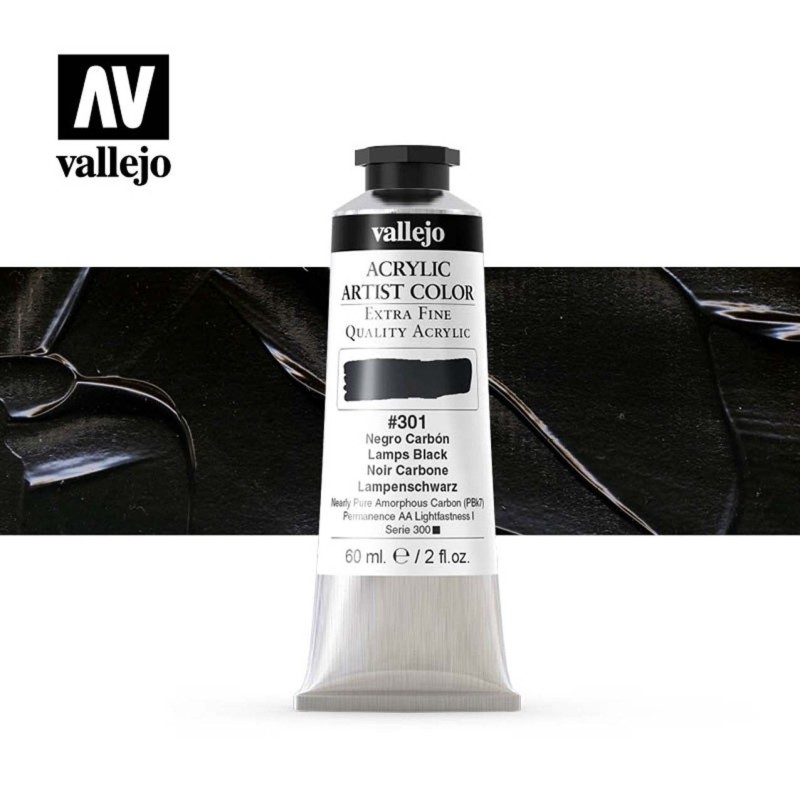 ARTIST COLOR 301 NEGRO CARBÓN 60 ML