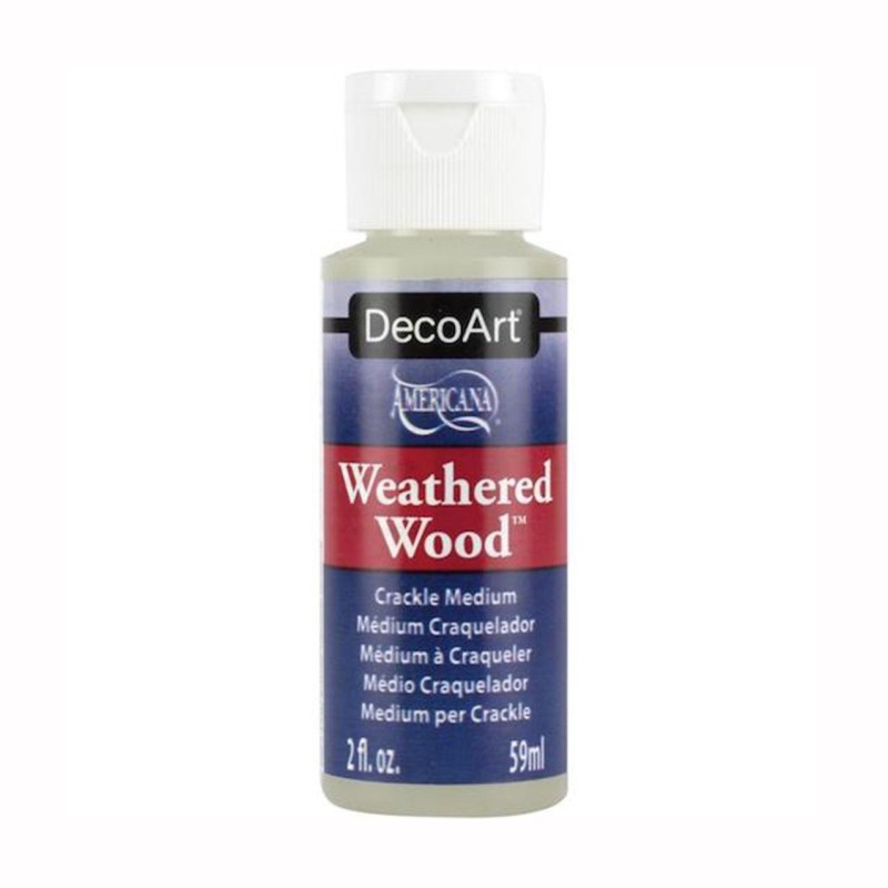 WEATHERED WOOD CRACKLE MEDIUM DECOART 59ML