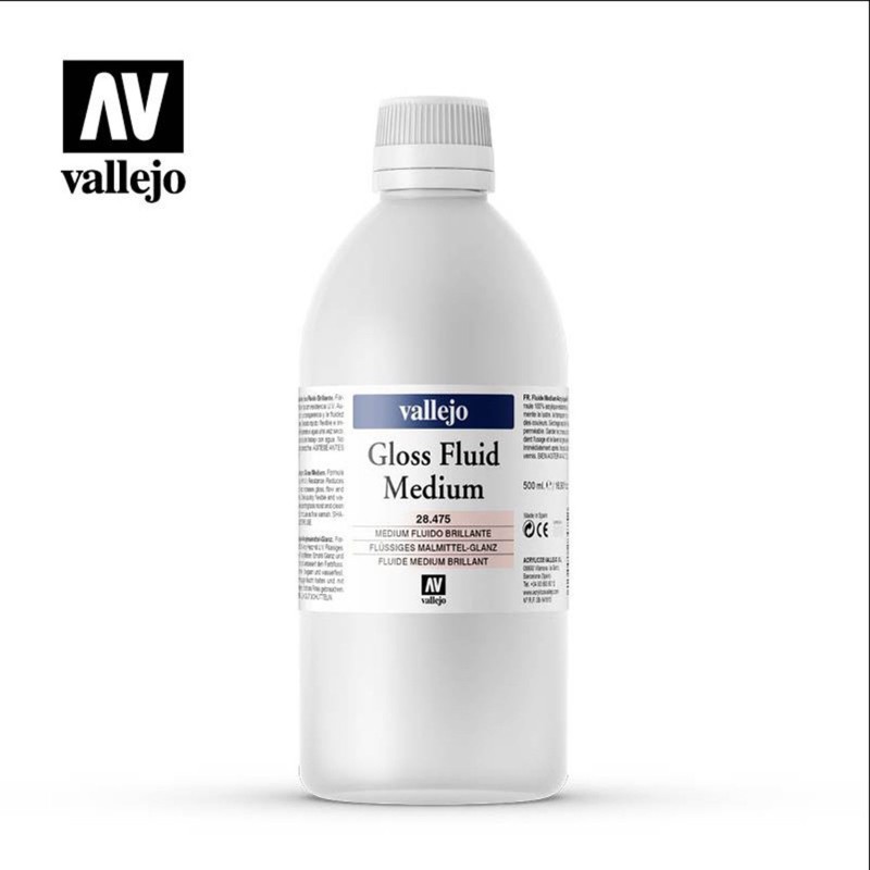 MEDIUM FLUIDO BRILLANTE VALLEJO 500ML