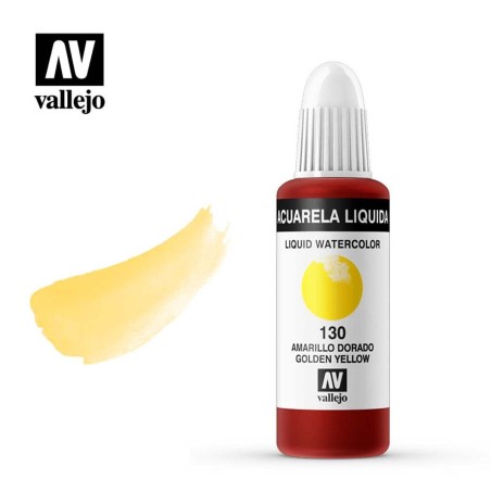 ACUARELA LIQUIDA AMARIILLO DORADO VALLEJO 32 ML
