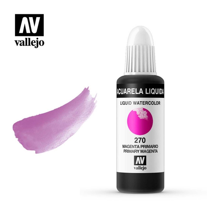 ACUARELA LIQUIDA MAGENTA PROCESO VALLEJO 32 ML