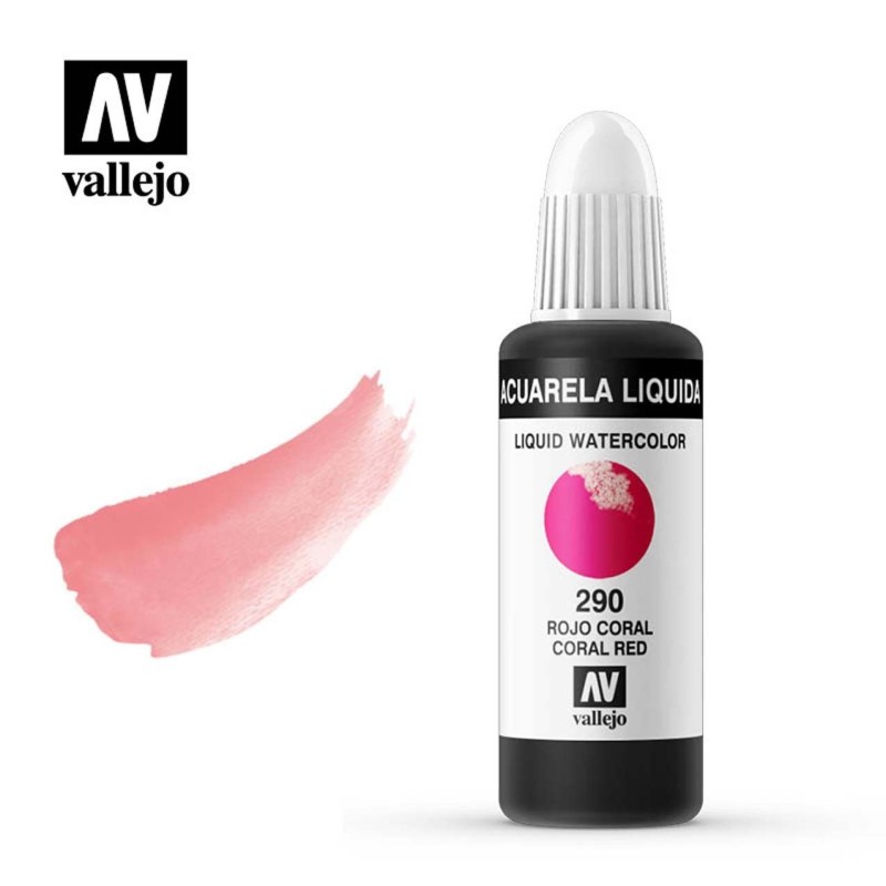 ACUARELA LIQUIDA ESCARLATA VALLEJO 32 ML