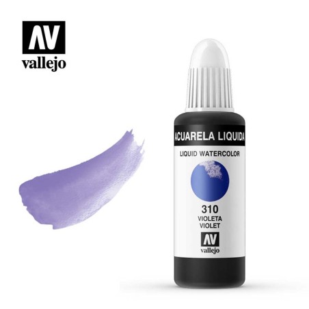 ACUARELA LIQUIDA ROJO CORAL  VALLEJO 32 ML