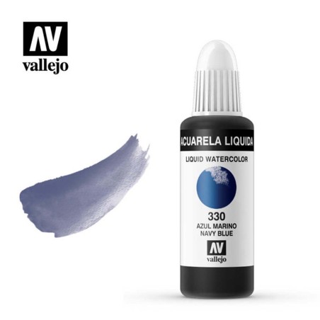 ACUARELA LIQUIDA VIOLETA AZUL VALLEJO 32 ML