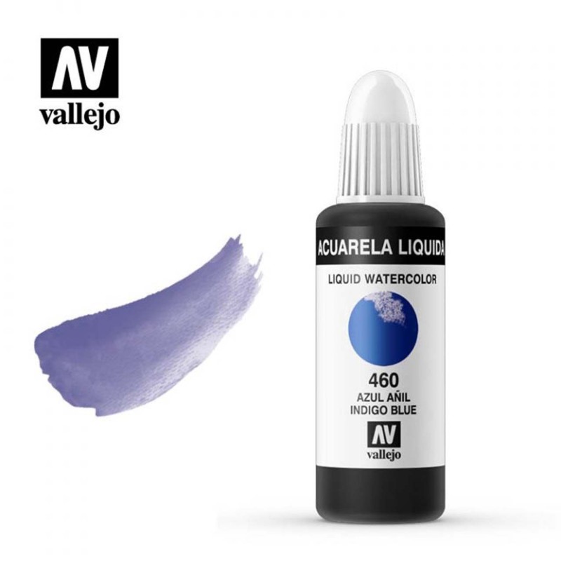 ACUARELA LIQUIDA AZUL AÑIL VALLEJO 32 ML