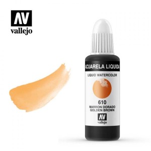 ACUARELA LIQUIDA OLIVA DORADO VALLEJO 32 ML