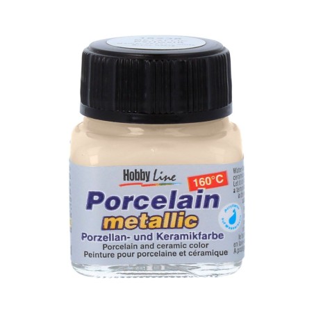 PORCELAIN METALLIC PLATA HOBBY LINE 20ML