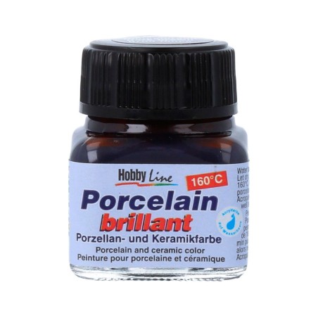 PORCELAIN BRILLANT MARRÓN OSCURO HOBBY LINE 20ML
