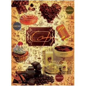 PAPEL DE ARROZ CADENCE COFFE 30x41 CM