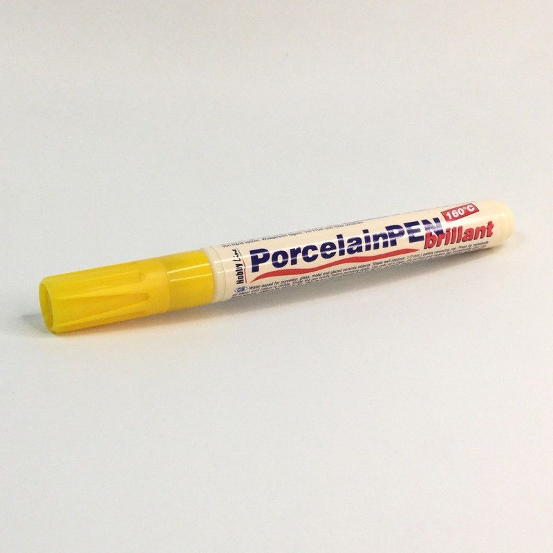 ROTULADOR PORCELANA BRILLANTE AMARILLO HOBBY LINE 160º