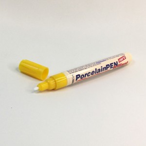 ROTULADOR PORCELANA BRILLANTE AMARILLO HOBBY LINE 160º