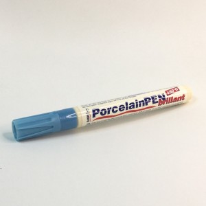 ROTULADOR PORCELANA BRILLANTE AZUL CLARO HOBBY LINE 160º