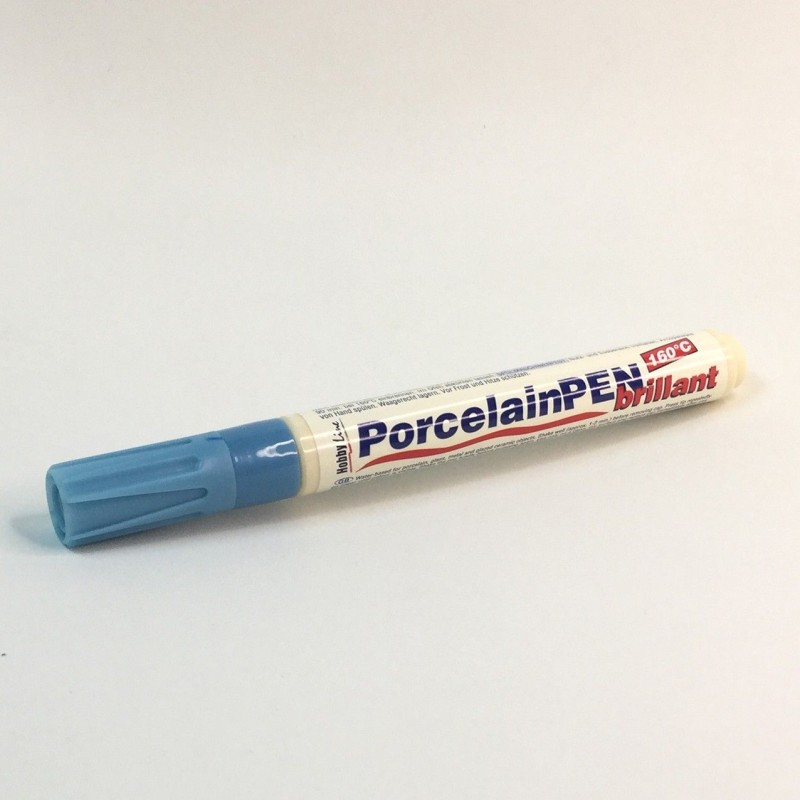 ROTULADOR PORCELANA BRILLANTE AZUL CLARO HOBBY LINE 160º