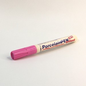 ROTULADOR PORCELANA BRILLANTE ROSA HOBBY LINE 160º C