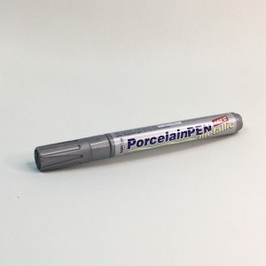 ROTULADOR PORCELANA METALLIC PLATA HOBBY LINE 160 ºC