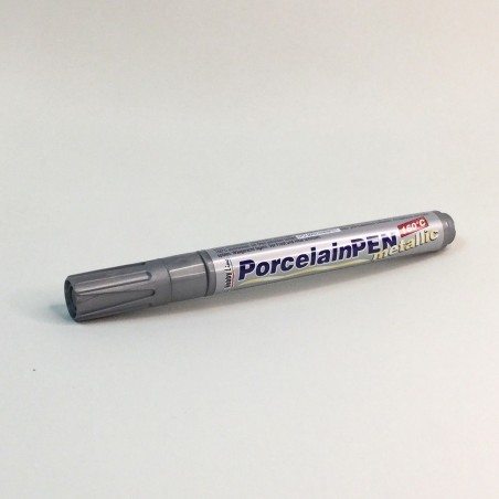 ROTULADOR PORCELANA METALLIC PLATA HOBBY LINE 160 ºC
