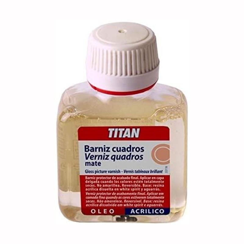 BARNIZ CUADROS ACRILICO BRILLANTE TITAN 100ML