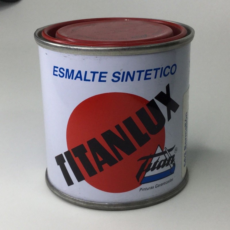 ESMALTE SINTÉTICO TITANLUX 125 ML ROJO BERMELLÓN