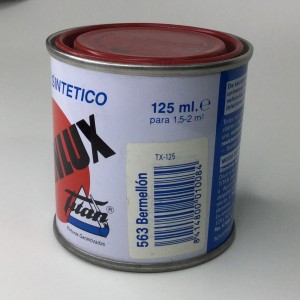 ESMALTE SINTÉTICO TITANLUX 125 ML ROJO BERMELLÓN