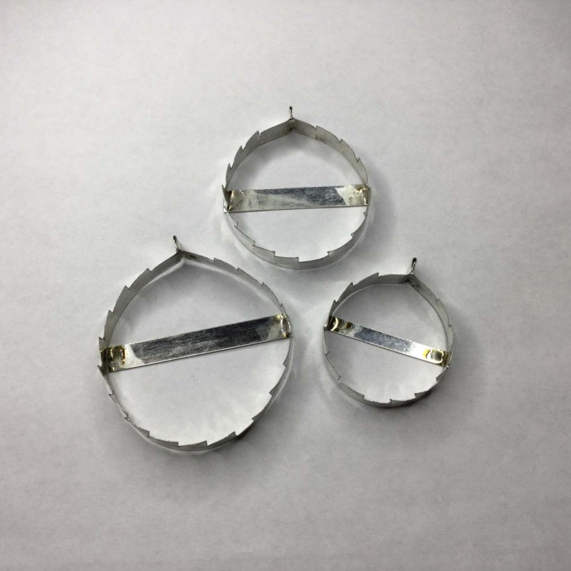 3 CORTADORES METALICOS LYDIA Nº 13