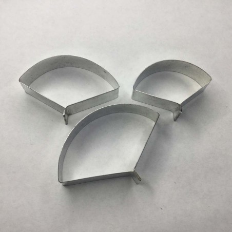 3 CORTADORES METALICOS LYDIA Nº 44