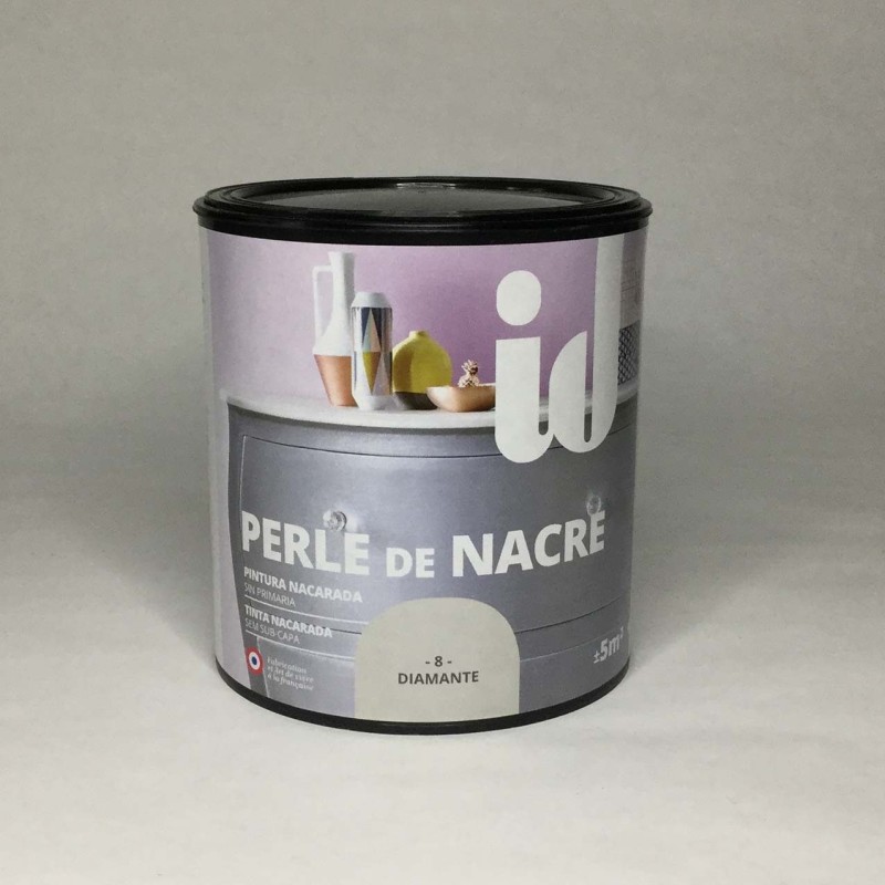PINTURA NACARADA COLOR DIAMANTE 500ML ID LAKEONE