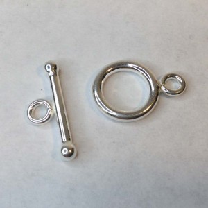 5 Uds CIERRE BARRA PLATA DE LEY