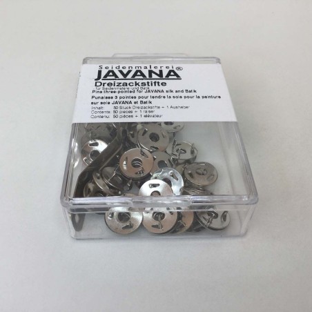 CHINCHETAS DE 3 PUNTAS PARA SEDA 50 UNIDADES