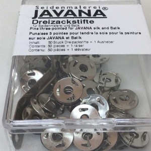 CHINCHETAS DE 3 PUNTAS PARA SEDA 50 UNIDADES