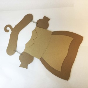 PERCHA INFANTIL MDF PARA NIÑA