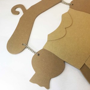 PERCHA INFANTIL MDF PARA NIÑA