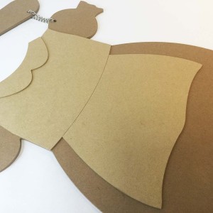 PERCHA INFANTIL MDF PARA NIÑA