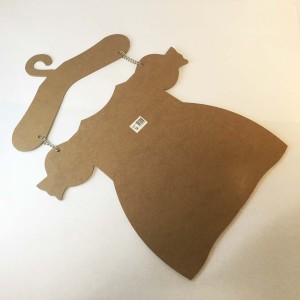 PERCHA INFANTIL MDF PARA NIÑA