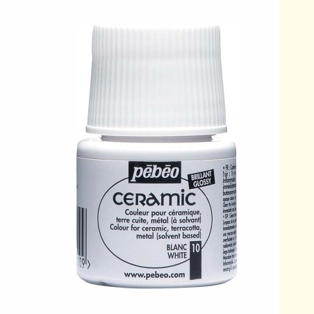 PINTURA CERAMIC PEBEO BLANCO 45 ML