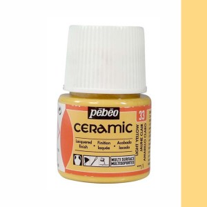 PINTURA CERAMIC PEBEO AMARILLO CLARO 45 ML