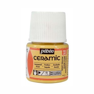 PINTURA CERAMIC PEBEO AMARILLO CLARO 45 ML