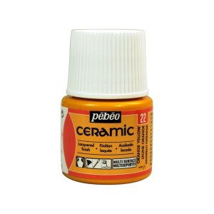 PINTURA CERAMIC PEBEO AMARILLO RICO 45 ML