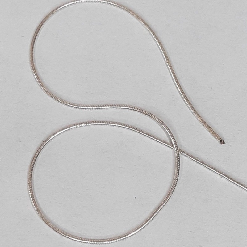 50 cm cadena de plata 0,9 mm