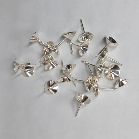 20 uds PENDIENTE PLATA DE LEY PARA PIEDRA