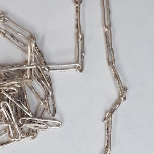50 cm CADENA DE PLATA ESLABONES